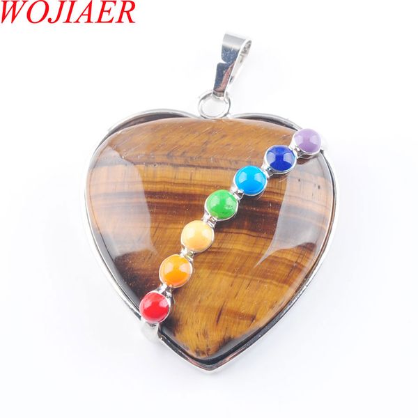wojiaer natural tiger s eye gem stone bead heart silver plated healing reiki chakra pendant necklace charm 1pcs jewelry dn3192
wojiaer natural tiger s eye gem stone bead heart silver plated healing reiki chakra pendant necklace charm 1pcs jewelry dn3192