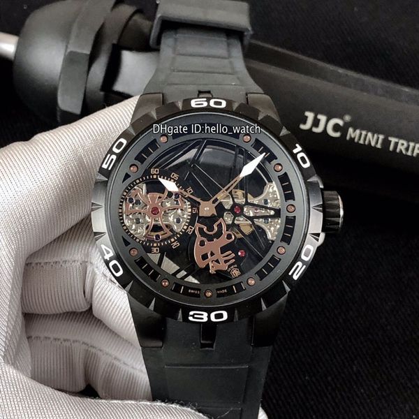 new excalibur 46 tourbillon pvd black steel case rddbex0479 skeleton automatic mens watch black rubber strap watches hello_watch 6 color, Slivery;brown
new excalibur 46 tourbillon pvd black steel case rddbex0479 skeleton automatic mens watch black rubber strap watches hello_watch 6 color, Slivery;brown