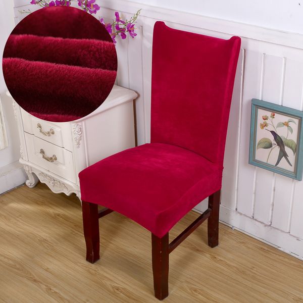 solid color modern red plush fabric chair covers velvet for dining room thick slipcovers for wedding office banquet dust-proof
solid color modern red plush fabric chair covers velvet for dining room thick slipcovers for wedding office banquet dust-proof