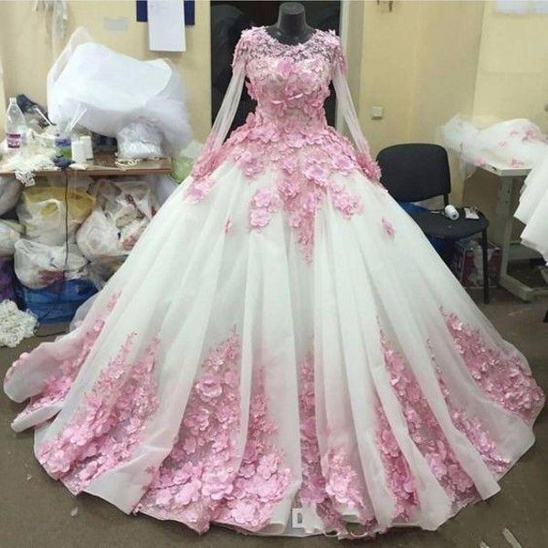 3d flora appliques quinceanera dresses o neck long sleeve zipper back puffy tulle a line sweet 16 18 formal occasion evening dresses, Blue;red
3d flora appliques quinceanera dresses o neck long sleeve zipper back puffy tulle a line sweet 16 18 formal occasion evening dresses, Blue;red