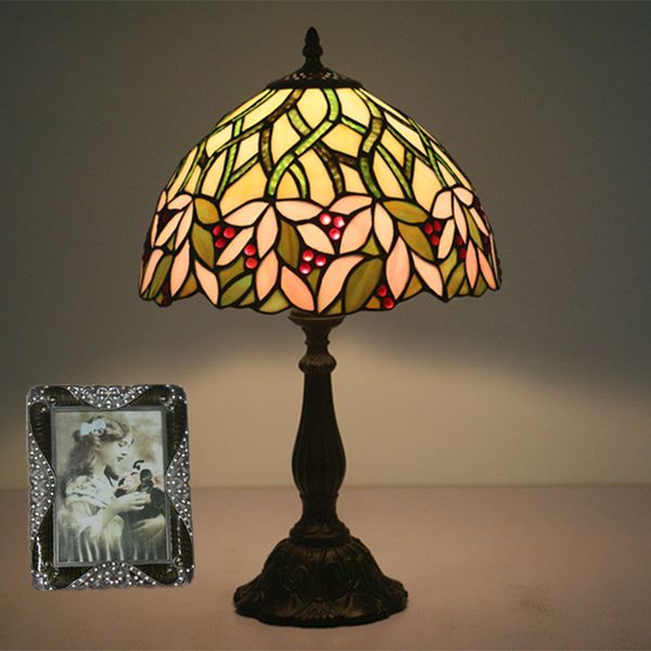 12 inch european style leaves pattern stained glass bedside lamp alloy resin base table lamp desk lights nordic retro table light
12 inch european style leaves pattern stained glass bedside lamp alloy resin base table lamp desk lights nordic retro table light