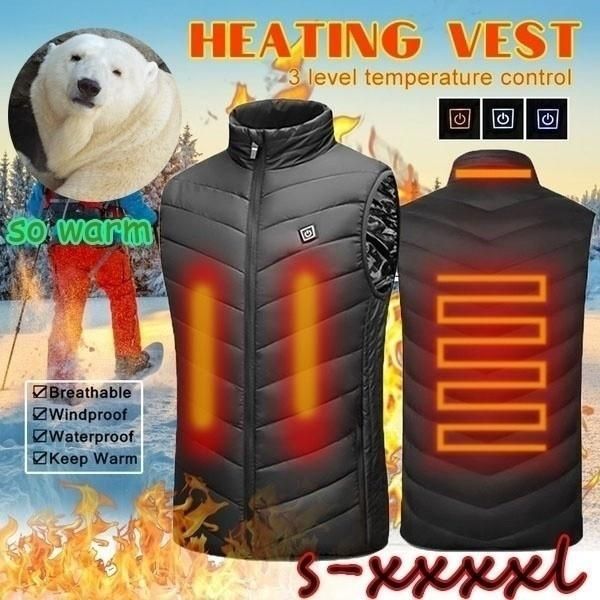 winter intelligent electric battery heated heating vest warm up zipper sleeveless jacket wind resistant vests 2020, Black;white
winter intelligent electric battery heated heating vest warm up zipper sleeveless jacket wind resistant vests 2020, Black;white