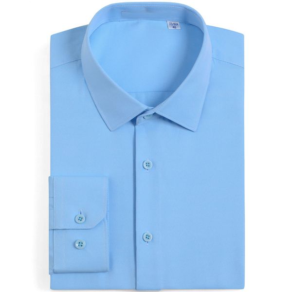 men's casual shirts mixed cotton solid color fashion autumn must-have high-end slim business long-sleeved shirt clothing, White;black
men's casual shirts mixed cotton solid color fashion autumn must-have high-end slim business long-sleeved shirt clothing, White;black