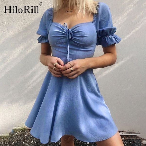hilorill summer elegant blue mini dress women butterfly short sleeve party dress ladies bow tie a line casual dresses robe, Black;gray
hilorill summer elegant blue mini dress women butterfly short sleeve party dress ladies bow tie a line casual dresses robe, Black;gray