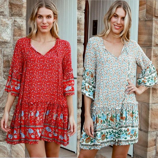 women plus size mini dresses summer v neck floral print boho beach holiday ruffle patchwork a line dress wrap sundress robe, Black;gray
women plus size mini dresses summer v neck floral print boho beach holiday ruffle patchwork a line dress wrap sundress robe, Black;gray