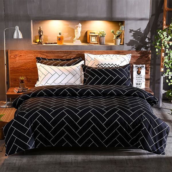 plaid bedding sets comforter cover set nordic for bed-clothes black bed cover bed linen for full size
plaid bedding sets comforter cover set nordic for bed-clothes black bed cover bed linen for full size