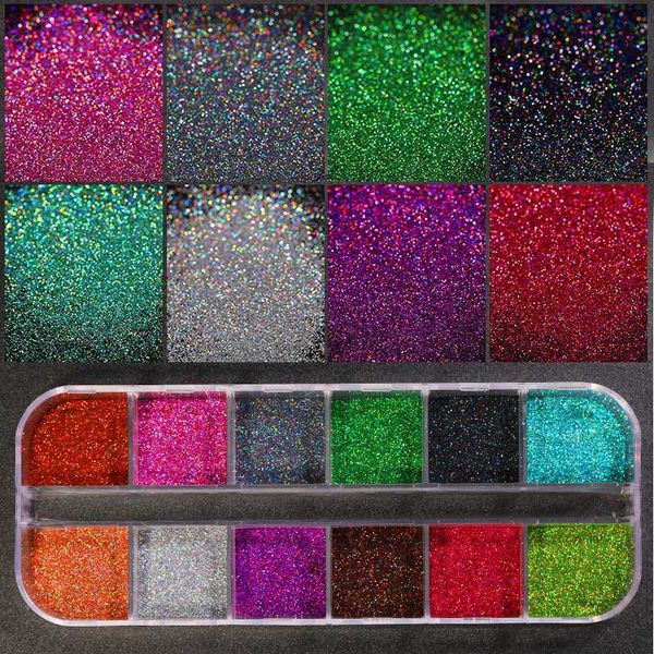 12 grids holographics nail art powder colorful flakes nail glitter decoration flame manicuring design powder dust, Silver;gold
12 grids holographics nail art powder colorful flakes nail glitter decoration flame manicuring design powder dust, Silver;gold