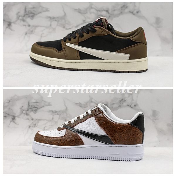 travis scotts 1 customer low cut brown white dunk mens basketball shoes 1s one sports skateboarding trainers designer sneakers size 45
travis scotts 1 customer low cut brown white dunk mens basketball shoes 1s one sports skateboarding trainers designer sneakers size 45