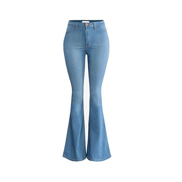 2018 high waist flare jeans for women fashion blue bell bottom skinny denim pant casual female long wide leg trouser tricolor
2018 high waist flare jeans for women fashion blue bell bottom skinny denim pant casual female long wide leg trouser tricolor