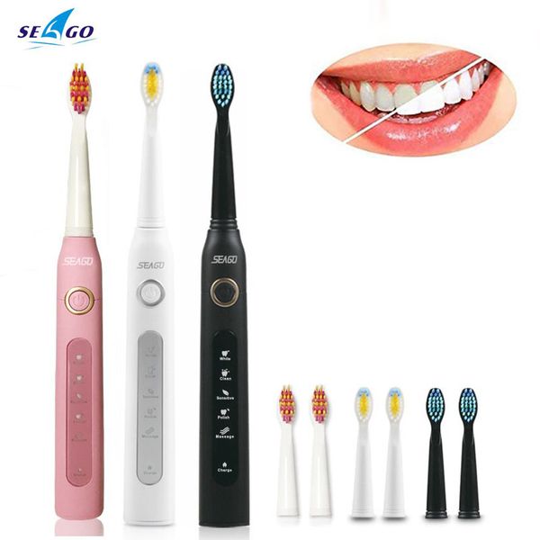 seago electric toothbrush electric sonic wave rechargeable smart teeth brush head replaceable whiten teeth massage gum 5 modes
seago electric toothbrush electric sonic wave rechargeable smart teeth brush head replaceable whiten teeth massage gum 5 modes