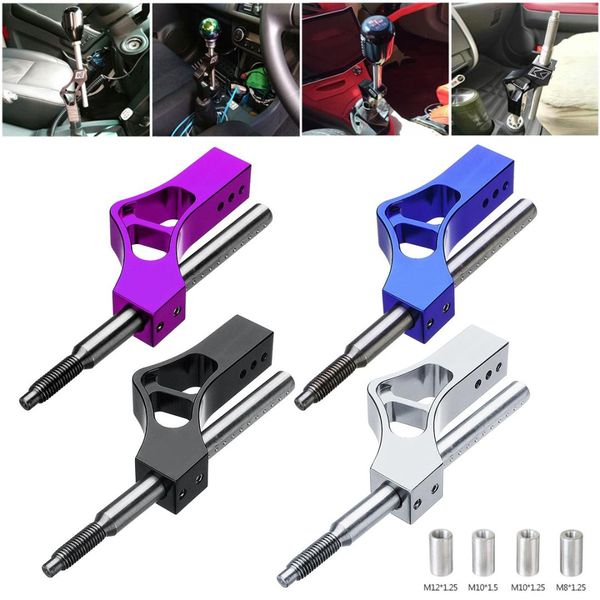 universal aluminium shift knob extender extension lever gear shifter fit 12 10 8mm adapters
universal aluminium shift knob extender extension lever gear shifter fit 12 10 8mm adapters