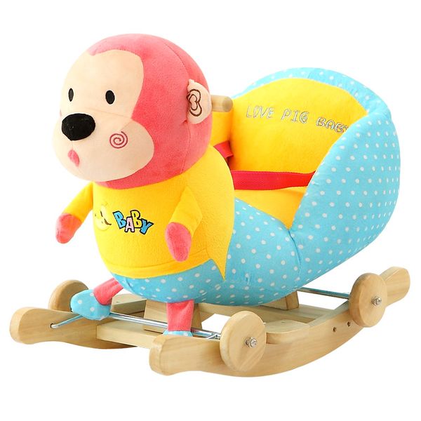 kingtoy plush baby rocking chair children wood swing seat kids outdoor ride on rocking stroller toy
kingtoy plush baby rocking chair children wood swing seat kids outdoor ride on rocking stroller toy