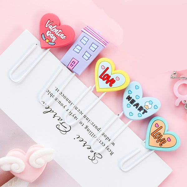 coloffice 3pcs korean creative soft silicone bookmark paper clip girl heart kawaii cute bookmark student page book clip color
coloffice 3pcs korean creative soft silicone bookmark paper clip girl heart kawaii cute bookmark student page book clip color