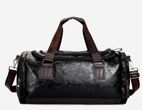 quality black pu leather couple travel bags hand luggage for men and women fashion duffle bag
quality black pu leather couple travel bags hand luggage for men and women fashion duffle bag