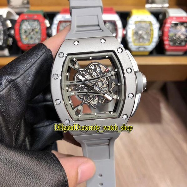 r high version rm 61-01 skeleton dial japan miyota automatic mechanical rm61-01 mens watch 316l steel case rubber strap sport luxury watches, Slivery;brown
r high version rm 61-01 skeleton dial japan miyota automatic mechanical rm61-01 mens watch 316l steel case rubber strap sport luxury watches, Slivery;brown