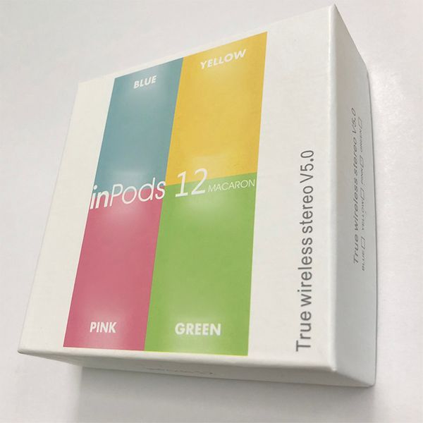 inpods 12 macaron cell phone tws bluetooth earphones sport wireless headset for iphone samsung factory wholesale in-ear mini earbuds a3 chip
inpods 12 macaron cell phone tws bluetooth earphones sport wireless headset for iphone samsung factory wholesale in-ear mini earbuds a3 chip
