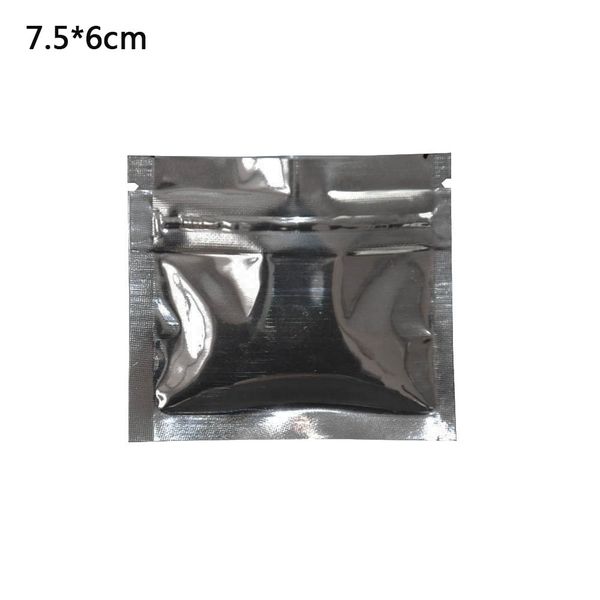 7.5x6cm silver zip lock aluminum foil packing bag heat seal package bag grip seal coffe powder storage mylar foil food storage 200pcs/lot
7.5x6cm silver zip lock aluminum foil packing bag heat seal package bag grip seal coffe powder storage mylar foil food storage 200pcs/lot