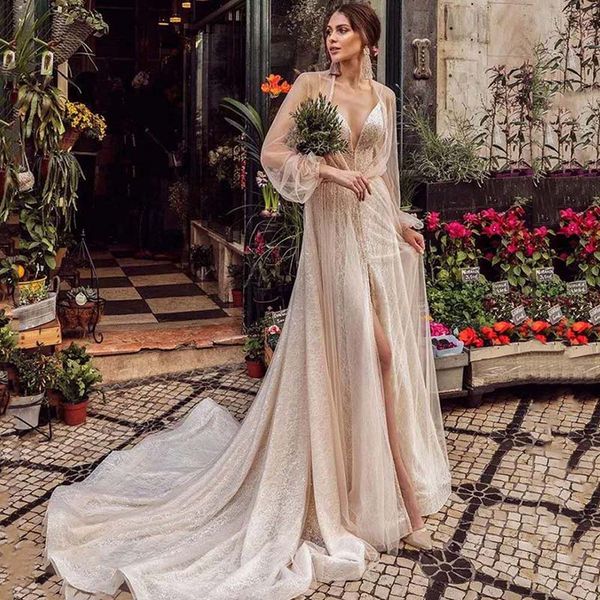 long sleeves prom dresses luxury deep v champagne evening gowns long shinny sequin evening gown high front split robe de soiree, Black
long sleeves prom dresses luxury deep v champagne evening gowns long shinny sequin evening gown high front split robe de soiree, Black