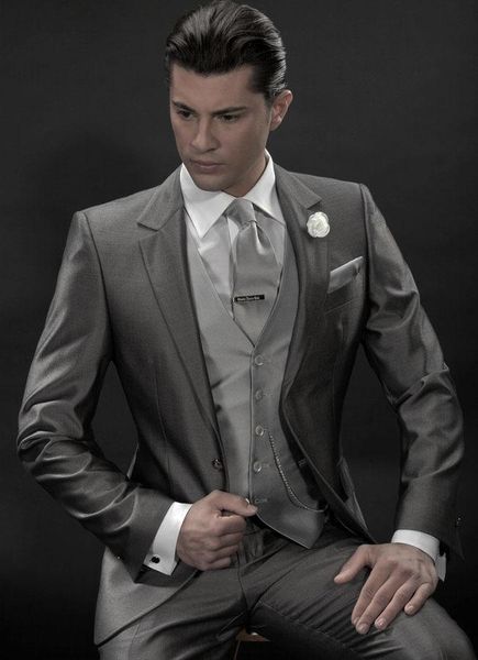 fashion grey groom tuxedos notch lapel groomsmen mens wedding dress excellent man jacket blazer 3 piece suit(jacket+pants+vest+tie) 956, Black;gray
fashion grey groom tuxedos notch lapel groomsmen mens wedding dress excellent man jacket blazer 3 piece suit(jacket+pants+vest+tie) 956, Black;gray