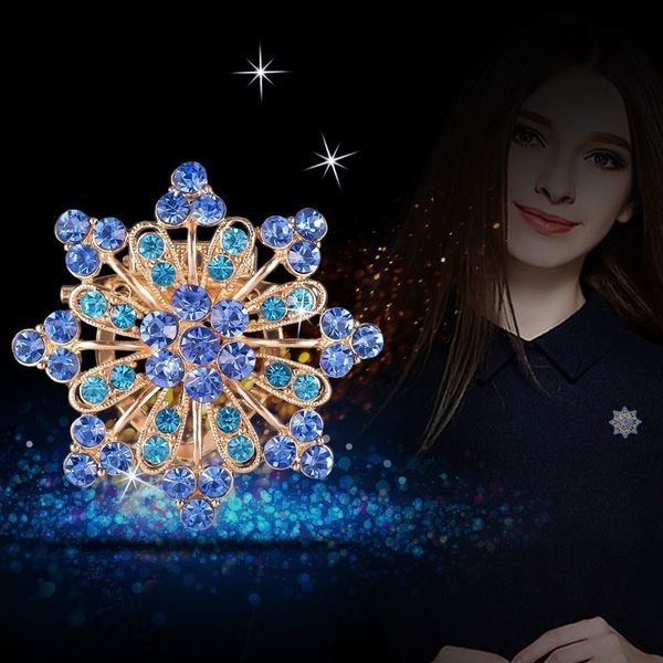 new european and american clothing accessories flower crystal brooch silk scarf buckle brooch enamel pin, Gray
new european and american clothing accessories flower crystal brooch silk scarf buckle brooch enamel pin, Gray