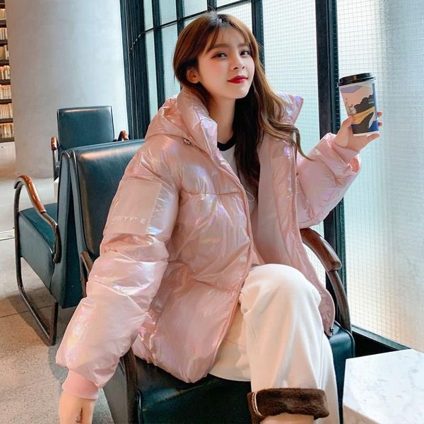 women down padded jacket office lady winter thick solid pockets hooded short coat down padded outwear parkas coat, Black
women down padded jacket office lady winter thick solid pockets hooded short coat down padded outwear parkas coat, Black