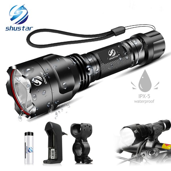 powerful led bicycle light waterproof 5 lighting modes bike light suitable for night riding powered by 18650 battery
powerful led bicycle light waterproof 5 lighting modes bike light suitable for night riding powered by 18650 battery
