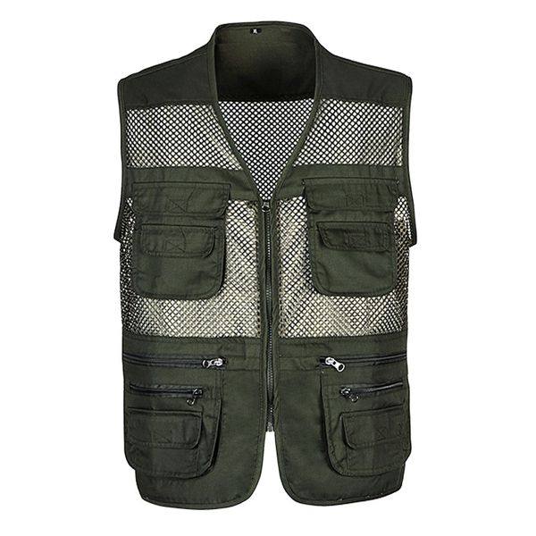 summer men classic mesh vest xl-3xl new male casual thin breathable sleeveless jacket mens multi pocket reporter baggy waistcoat, Black;white
summer men classic mesh vest xl-3xl new male casual thin breathable sleeveless jacket mens multi pocket reporter baggy waistcoat, Black;white