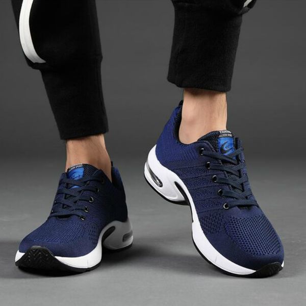 breathable mens shoes casual fashion sneakers flying weaving lace-up shoes men spring/autumn comfortable run size 39-44, Black
breathable mens shoes casual fashion sneakers flying weaving lace-up shoes men spring/autumn comfortable run size 39-44, Black