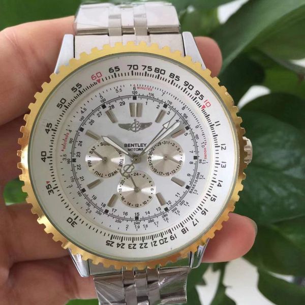 бренд большой циферблат Механические часы мужские Navitimer черный циферблат стали А
бренд большой циферблат Механические часы мужские Navitimer черный циферблат стали А