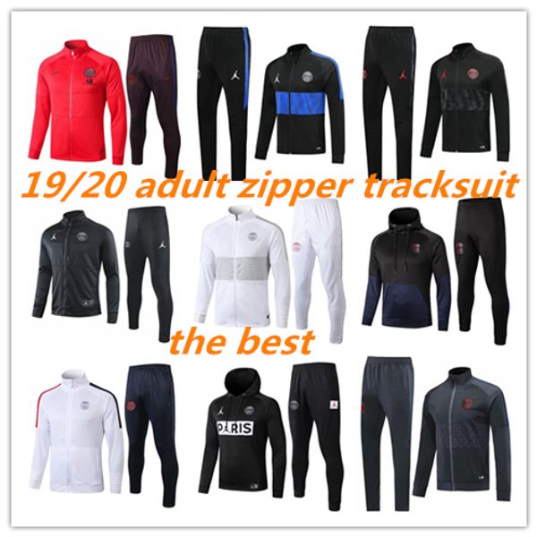 2019 2020 psg full zipper jacket hoodie tracksuit survetement 19 20 psg mbappe football jacket air jordam soccer tracksuit, Black
2019 2020 psg full zipper jacket hoodie tracksuit survetement 19 20 psg mbappe football jacket air jordam soccer tracksuit, Black