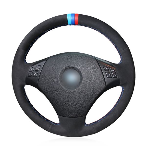 hand-stitched black suede anti-slip soft comfortable car steering wheel cover for e90 320 318i 320i 325i 330i
hand-stitched black suede anti-slip soft comfortable car steering wheel cover for e90 320 318i 320i 325i 330i