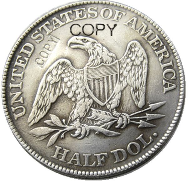 us 1844 p/o liberty seated half dollar silver plated copy coins