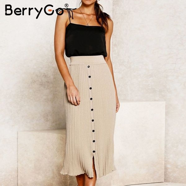 berrygo vintage bodycon knitted skirts women buttons a-line striped midi skirts female elegant office ladies pencil skirts 2019, Black;gray
berrygo vintage bodycon knitted skirts women buttons a-line striped midi skirts female elegant office ladies pencil skirts 2019, Black;gray