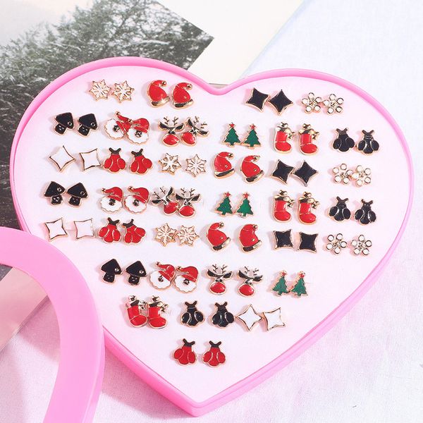 christmas gift korean-style cute cartoon santa claus reindeer ear stud oil drop anti-allergy plastic needle earrings ear stud, Silver
christmas gift korean-style cute cartoon santa claus reindeer ear stud oil drop anti-allergy plastic needle earrings ear stud, Silver