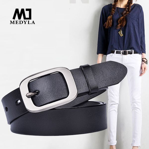 medyla ladies leather cowhide belt buckle button buckle casual simple wild student wide tide jeans belt, Black;brown
medyla ladies leather cowhide belt buckle button buckle casual simple wild student wide tide jeans belt, Black;brown