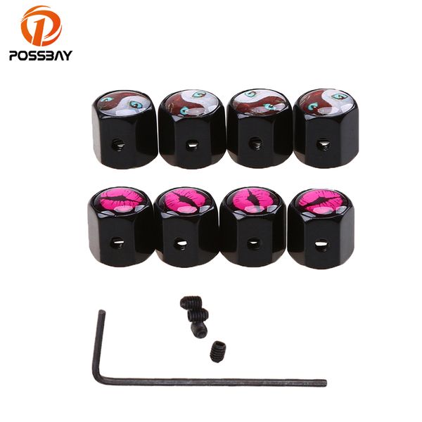 possbay universal metal air caps funny lipstick/cats eye badge car wheel tires valve cap theftproof airtight stem cover
possbay universal metal air caps funny lipstick/cats eye badge car wheel tires valve cap theftproof airtight stem cover