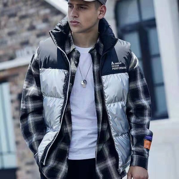 mens designer winter vest luxury cotton-padded thick puffer vests men streetwear fashion jacket plus size silver stand collar coat -3xl, Black;white
mens designer winter vest luxury cotton-padded thick puffer vests men streetwear fashion jacket plus size silver stand collar coat -3xl, Black;white
