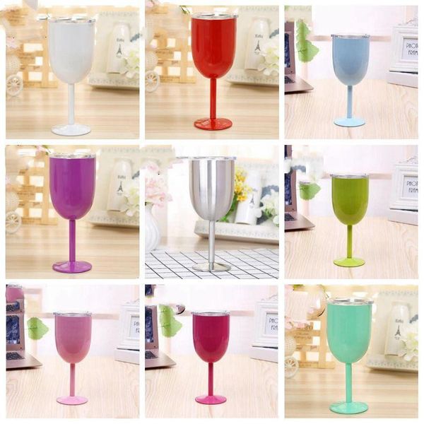 stianless steel tumblers 10oz wine glasses wedding favor gift double wall goblet lid 9 colors in stock lxl219-a
stianless steel tumblers 10oz wine glasses wedding favor gift double wall goblet lid 9 colors in stock lxl219-a