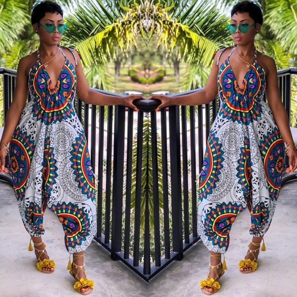 v-neck woman african style clothing jumpsuit halter backless summer beach wear fashion bazin riche bodysuit overalls trousers, Red
v-neck woman african style clothing jumpsuit halter backless summer beach wear fashion bazin riche bodysuit overalls trousers, Red