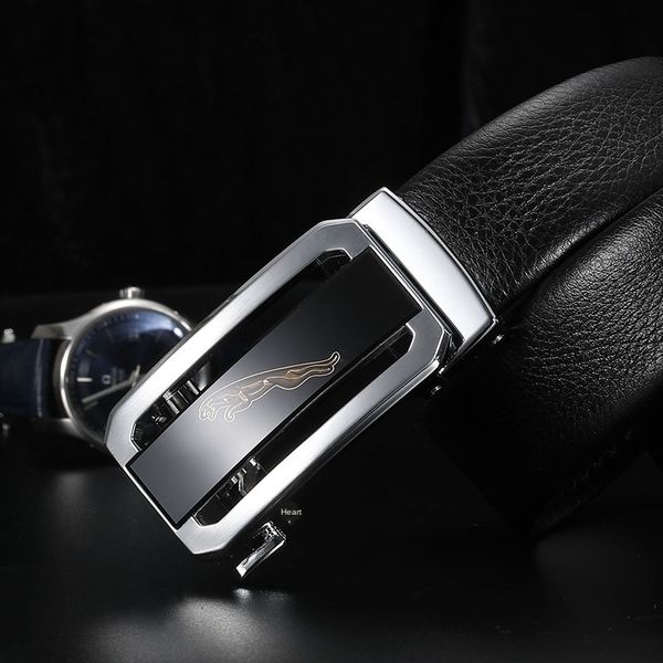 men's genuine belt leather pure cow leather belt men's automatic buckle casual business young fashion men, Black;brown
men's genuine belt leather pure cow leather belt men's automatic buckle casual business young fashion men, Black;brown
