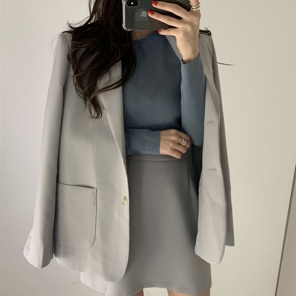 autumn two piece outfit for women long sleeve turn down collar ladies coat and high waist loose slim mini skir 2 piece set, Black;brown
autumn two piece outfit for women long sleeve turn down collar ladies coat and high waist loose slim mini skir 2 piece set, Black;brown