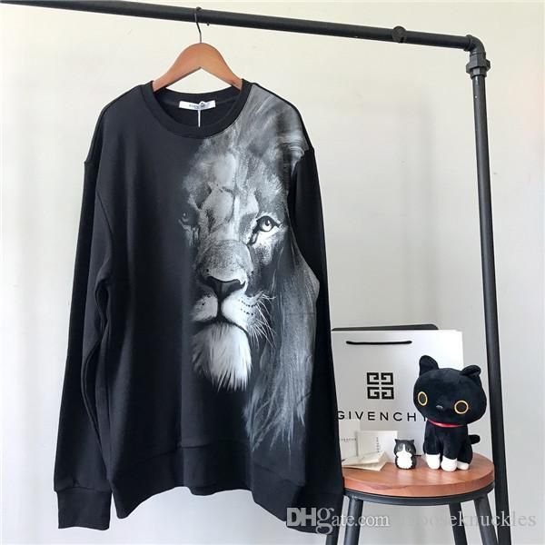 19fw new luxurious brand design given lions print sweater hoodie men women fashion casual streetwear sweatshirts outdoor shirts, Gray;blue
19fw new luxurious brand design given lions print sweater hoodie men women fashion casual streetwear sweatshirts outdoor shirts, Gray;blue