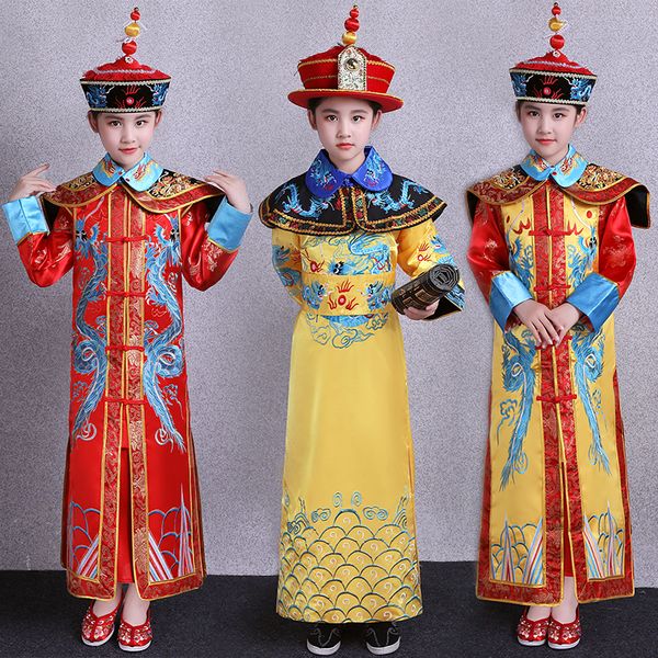 lovely girl's qing dynasty dramaturgic dress children suit chinese traditional kids ancient infanta costume dande wear cosplay, Black;red
lovely girl's qing dynasty dramaturgic dress children suit chinese traditional kids ancient infanta costume dande wear cosplay, Black;red