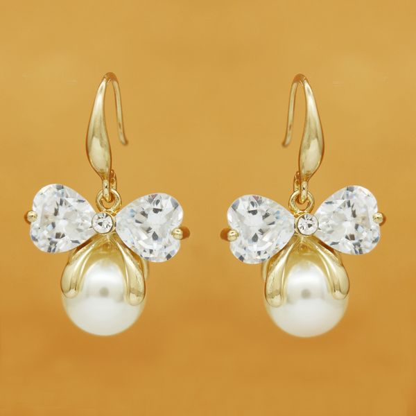 fashion s925 silver earrings crystal bow pearl beads earrings women earring temperament simple wild
fashion s925 silver earrings crystal bow pearl beads earrings women earring temperament simple wild