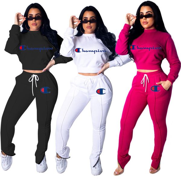 champions women brand 2 piece set sportswear fall winter clothing sweatshirt pants sweatsuit hoodies leggings outfit outerwear bodysuit 1276, White
champions women brand 2 piece set sportswear fall winter clothing sweatshirt pants sweatsuit hoodies leggings outfit outerwear bodysuit 1276, White