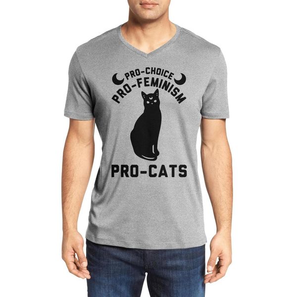 men's cat pro choice fashion v-neck t-shirt printing personality cotton shirt novel short sleeve dream catcher feathers cute face and m, White;black
men's cat pro choice fashion v-neck t-shirt printing personality cotton shirt novel short sleeve dream catcher feathers cute face and m, White;black