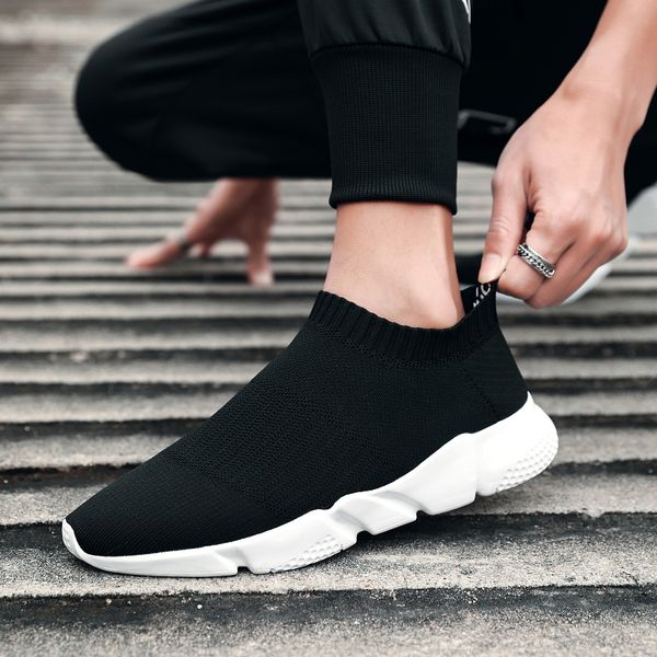 men tennis shoes flying weaving mesh comfortable breathable silp on socks sneakers hombre lightwight sport shoes tenis masculino
men tennis shoes flying weaving mesh comfortable breathable silp on socks sneakers hombre lightwight sport shoes tenis masculino