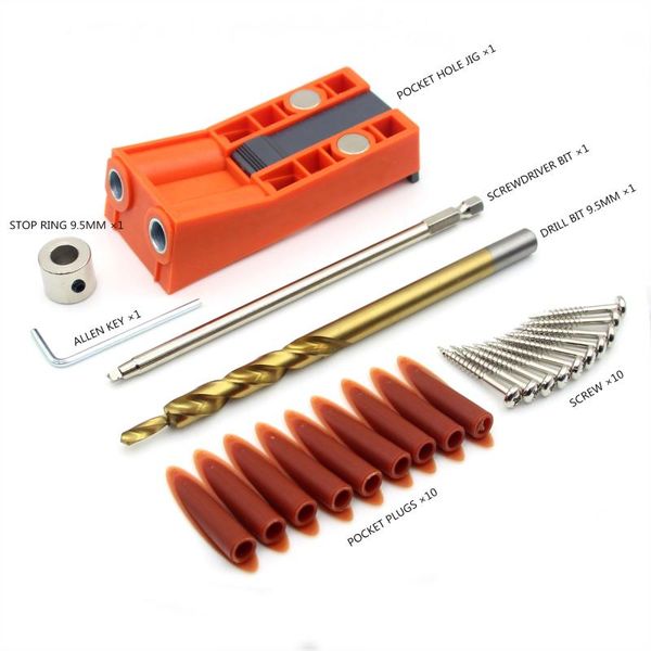 woodworking oblique hole locator drill guide set pocket hole jig kit drill bit guide set puncher locator with box
woodworking oblique hole locator drill guide set pocket hole jig kit drill bit guide set puncher locator with box