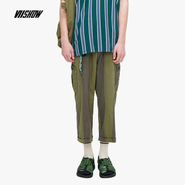 viishow 2019 summer new casual pants men army green trousers men's nine pants male striped stitching youth kc1120192, Black
viishow 2019 summer new casual pants men army green trousers men's nine pants male striped stitching youth kc1120192, Black