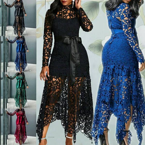 echoine slim dress women spaghetti straps lace mesh perspective party fishtail patchwork midi bodycon plus size vestidos, Black;gray
echoine slim dress women spaghetti straps lace mesh perspective party fishtail patchwork midi bodycon plus size vestidos, Black;gray
